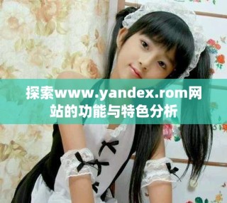 探索www.yandex.rom網(wǎng)站的功能與特色分析