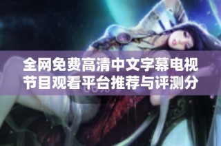 全網(wǎng)免費(fèi)高清中文字幕電視節(jié)目觀看平臺(tái)推薦與評(píng)測(cè)分享