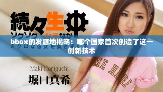 bbox的發(fā)源地揭曉：哪個國家首次創(chuàng)造了這一創(chuàng)新技術(shù)