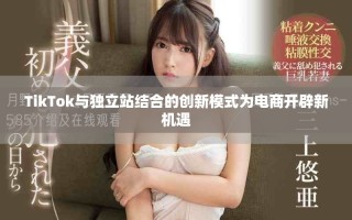 TikTok與獨立站結(jié)合的創(chuàng)新模式為電商開辟新機(jī)遇