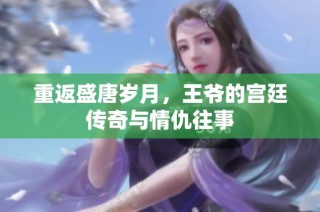 重返盛唐歲月，王爺?shù)膶m廷傳奇與情仇往事
