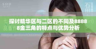 探討精華區(qū)與二區(qū)的不同及88888金三角的特點(diǎn)與優(yōu)勢(shì)分析