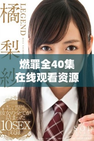 燃罪全40集在線觀看資源分享與免費(fèi)觀看攻略詳解
