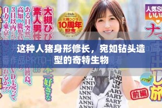 這種人豬身形修長，宛如鉆頭造型的奇特生物