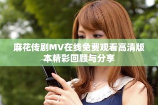 麻花傳劇MV在線免費(fèi)觀看高清版本精彩回顧與分享