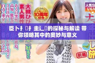 臣卜扌喿扌圭辶畐的探秘與解讀 帶你領(lǐng)略其中的奧妙與意義