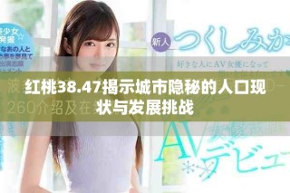 紅桃38.47揭示城市隱秘的人口現(xiàn)狀與發(fā)展挑戰(zhàn)