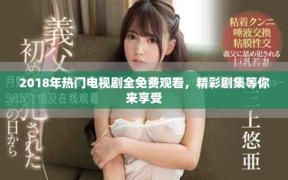 2018年熱門電視劇全免費觀看，精彩劇集等你來享受