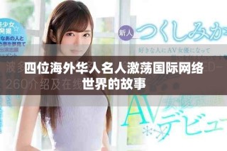 四位海外華人名人激蕩國際網(wǎng)絡世界的故事