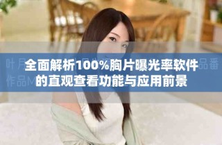 全面解析100%胸片曝光率軟件的直觀查看功能與應(yīng)用前景