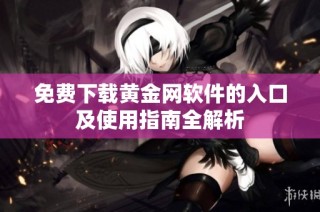免費下載黃金網(wǎng)軟件的入口及使用指南全解析
