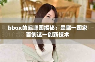 bbox的起源國揭秘：是哪一國家首創(chuàng)這一創(chuàng)新技術(shù)