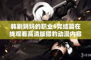韓劇媽媽的職業(yè)5完結篇在線觀看高清版獵豹動漫內容詳解與分析