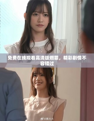 免費(fèi)在線觀看高清版燃罪，精彩劇情不容錯(cuò)過(guò)