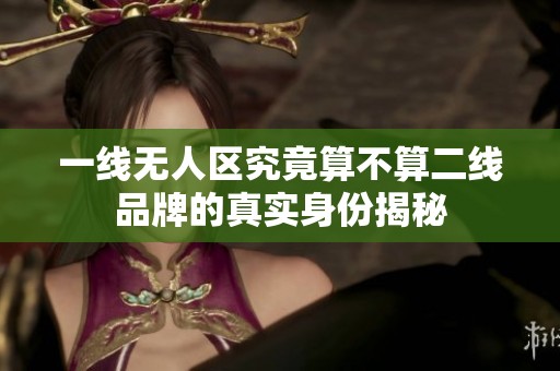 一線無(wú)人區(qū)究竟算不算二線品牌的真實(shí)身份揭秘