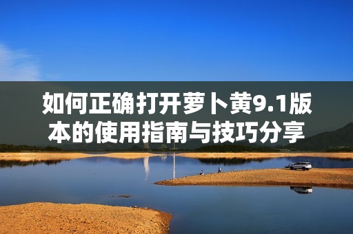 如何正確打開蘿卜黃9.1版本的使用指南與技巧分享