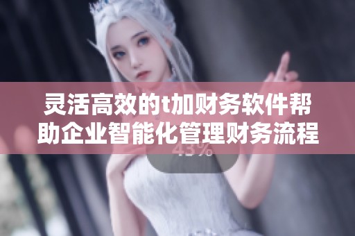 靈活高效的t加財(cái)務(wù)軟件幫助企業(yè)智能化管理財(cái)務(wù)流程