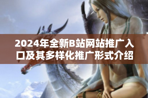 2024年全新B站網(wǎng)站推廣入口及其多樣化推廣形式介紹