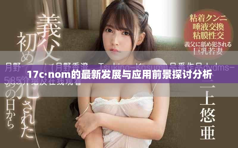 17c·nom的最新發(fā)展與應(yīng)用前景探討分析