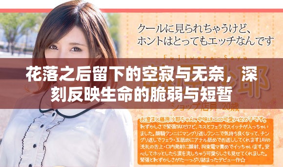 花落之后留下的空寂與無奈，深刻反映生命的脆弱與短暫