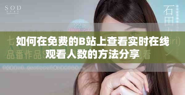 如何在免費的B站上查看實時在線觀看人數(shù)的方法分享
