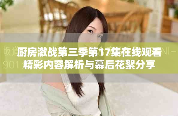 廚房激戰(zhàn)第三季第17集在線觀看精彩內(nèi)容解析與幕后花絮分享
