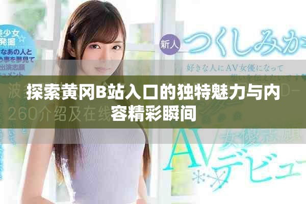 探索黃岡B站入口的獨特魅力與內(nèi)容精彩瞬間