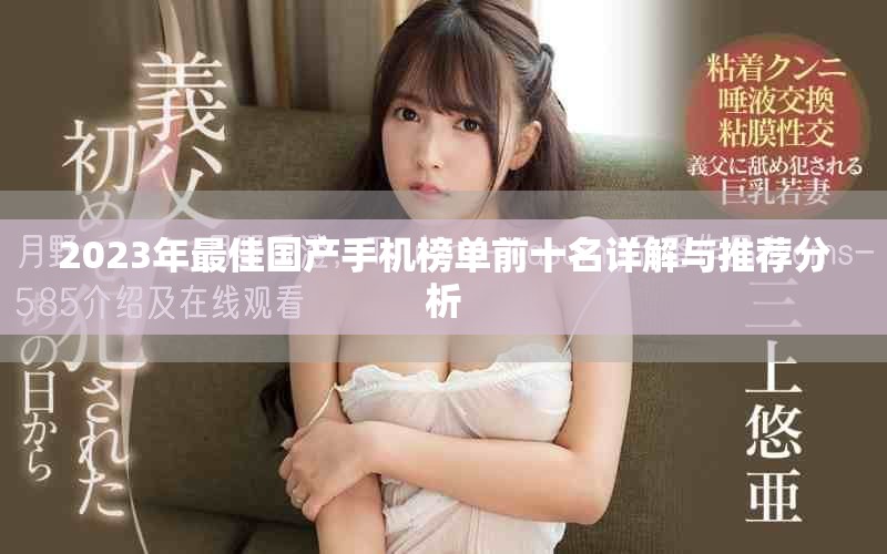 2023年最佳國產(chǎn)手機(jī)榜單前十名詳解與推薦分析