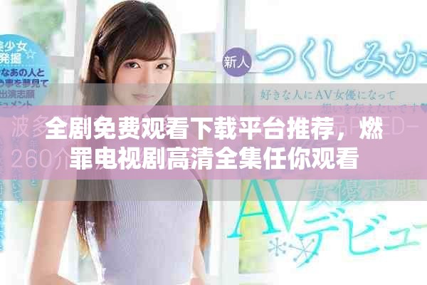 全劇免費(fèi)觀看下載平臺(tái)推薦，燃罪電視劇高清全集任你觀看