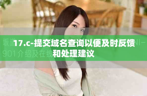 17.c-提交域名查詢以便及時反饋和處理建議