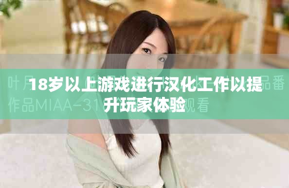 18歲以上游戲進(jìn)行漢化工作以提升玩家體驗(yàn)