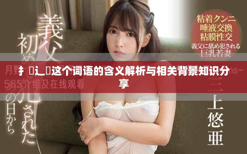 扌喿辶畐這個(gè)詞語的含義解析與相關(guān)背景知識分享