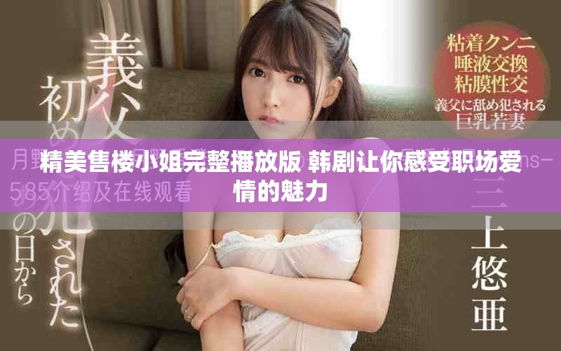 精美售樓小姐完整播放版 韓劇讓你感受職場愛情的魅力