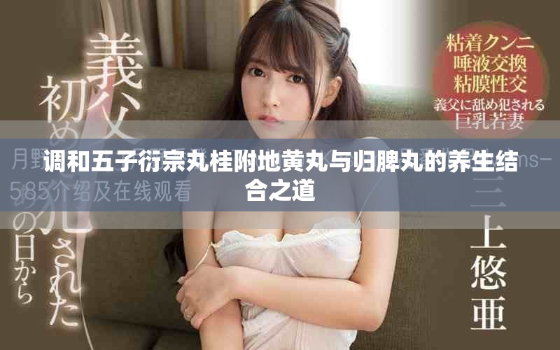 調和五子衍宗丸桂附地黃丸與歸脾丸的養(yǎng)生結合之道