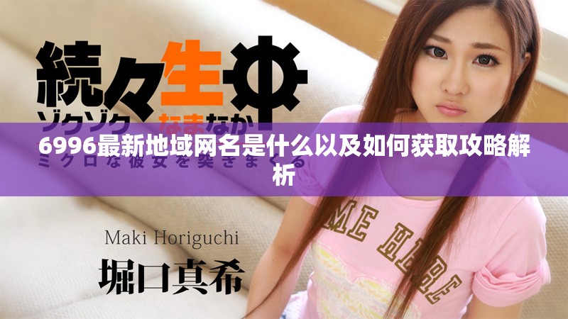 6996最新地域網(wǎng)名是什么以及如何獲取攻略解析