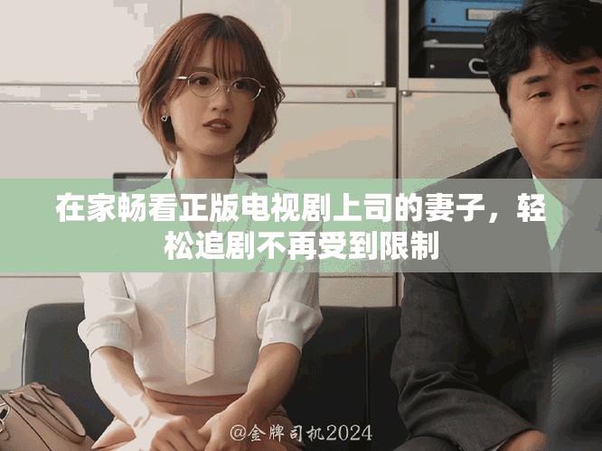 在家暢看正版電視劇上司的妻子，輕松追劇不再受到限制
