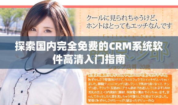 探索國(guó)內(nèi)完全免費(fèi)的CRM系統(tǒng)軟件高清入門指南