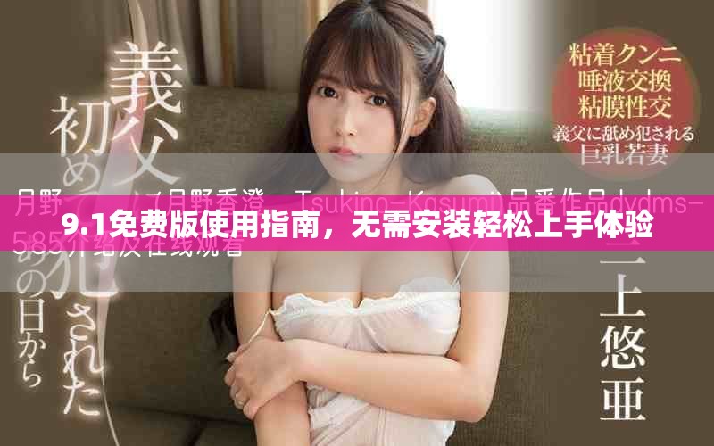 9.1免費(fèi)版使用指南，無需安裝輕松上手體驗(yàn)