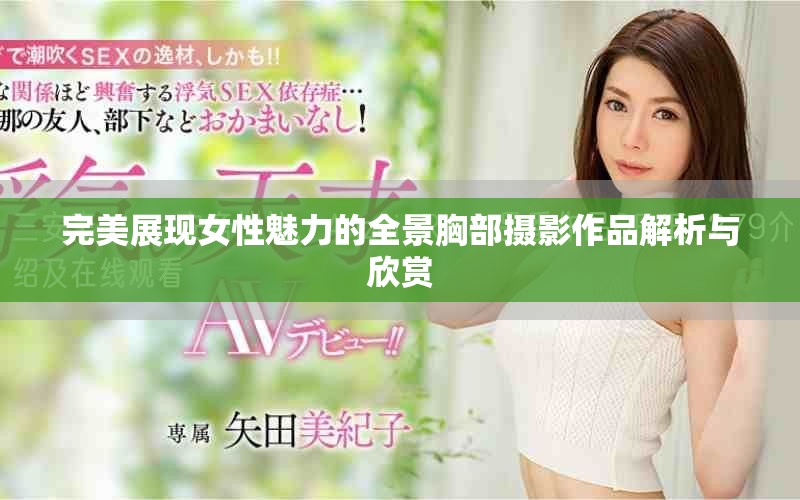 完美展現(xiàn)女性魅力的全景胸部攝影作品解析與欣賞